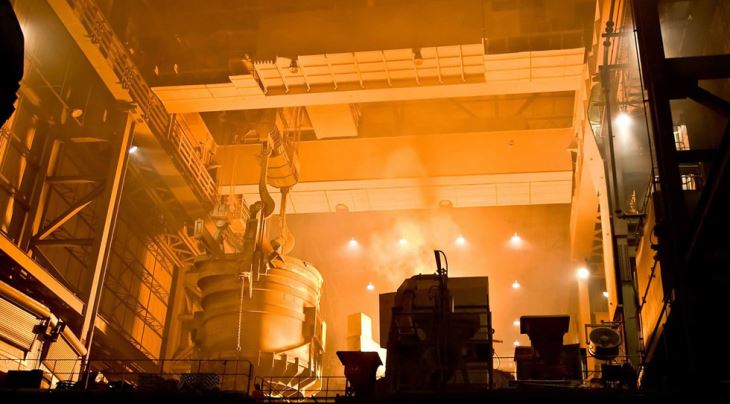 Dubbele ligger Overhead gieten kraan met haak